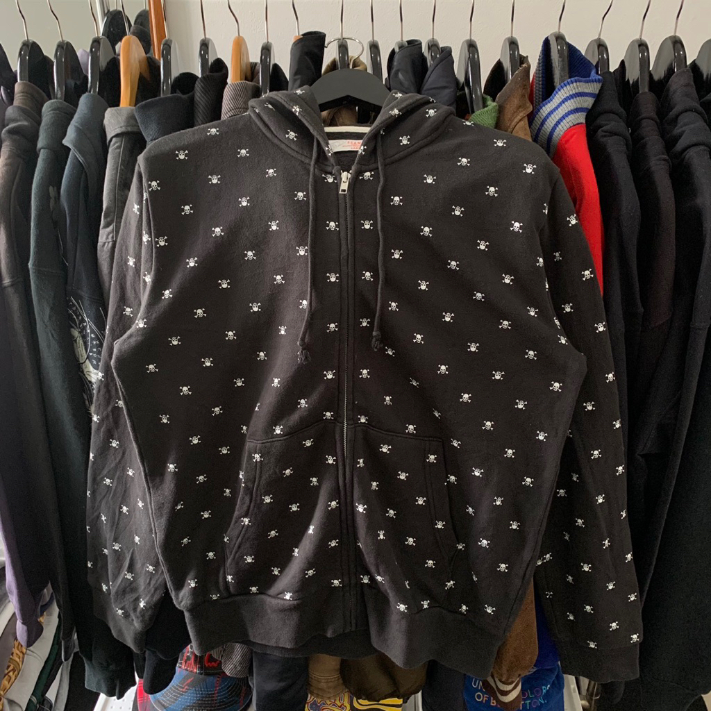 Zip hoodie beams full print