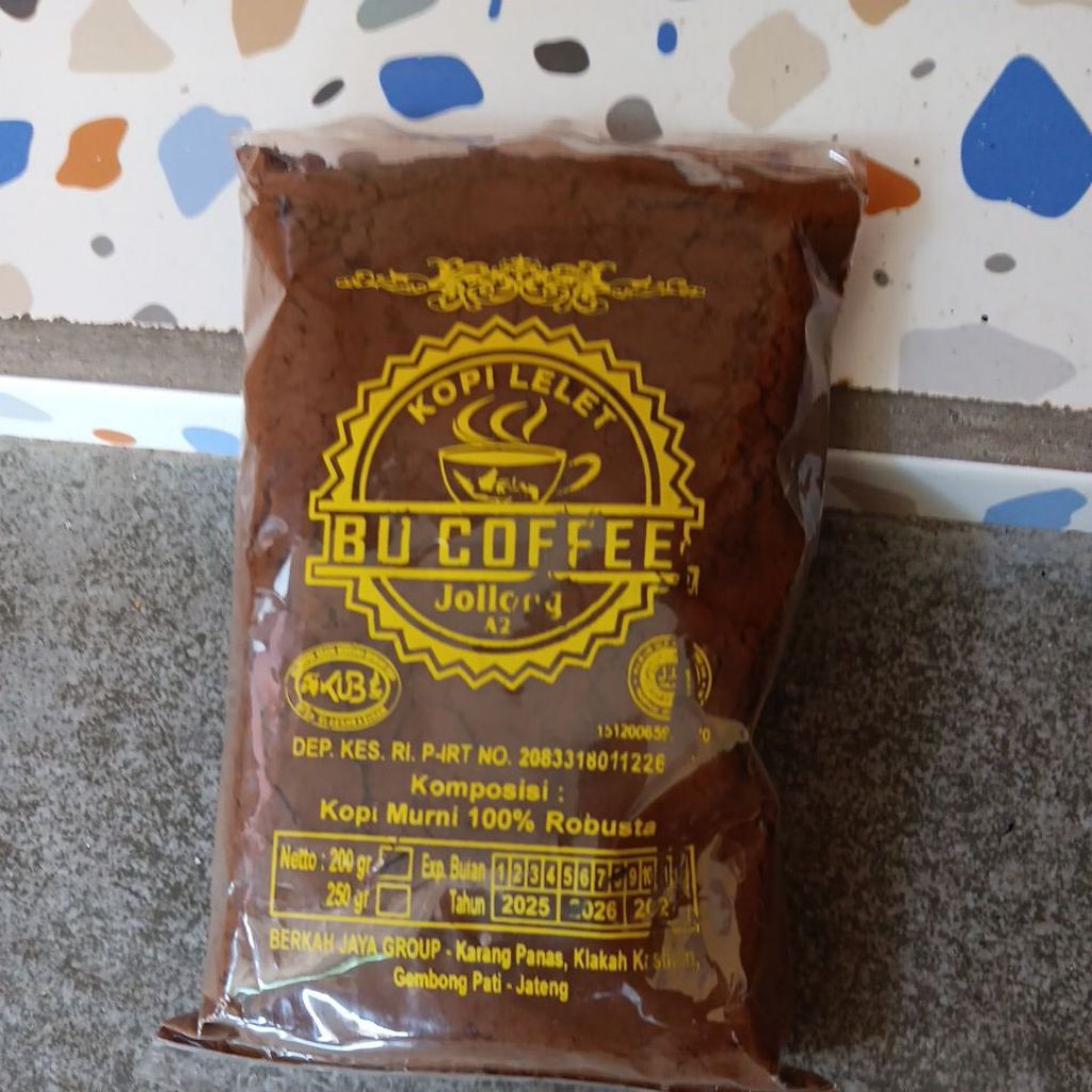 Kopi bubuk / Kopi lelet 200 gr khas jolong pati jawa tengah