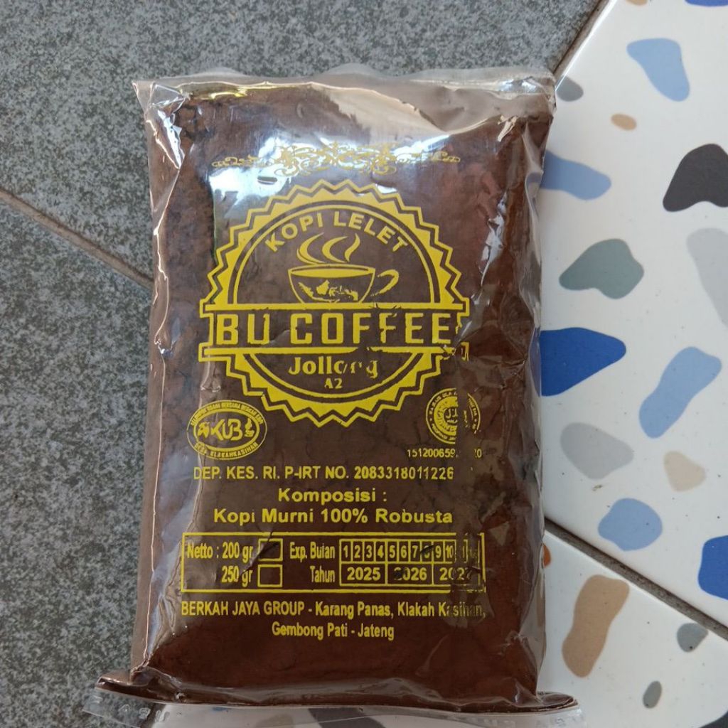 Kopi bubuk / Kopi lelet 200 gr khas jolong pati jawa tengah