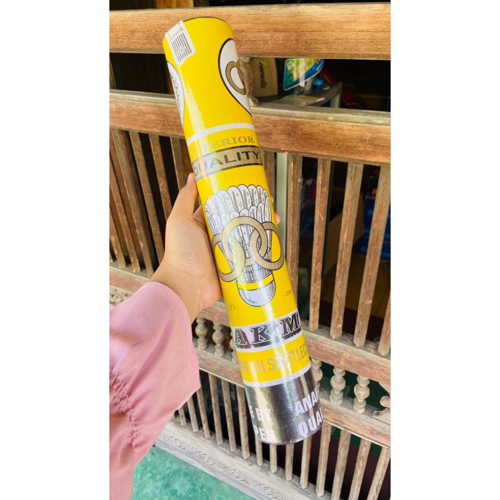 kock anak emas kuning ready/ kock isi 12/kock anak mas/kock bulutangkis/kock badminton