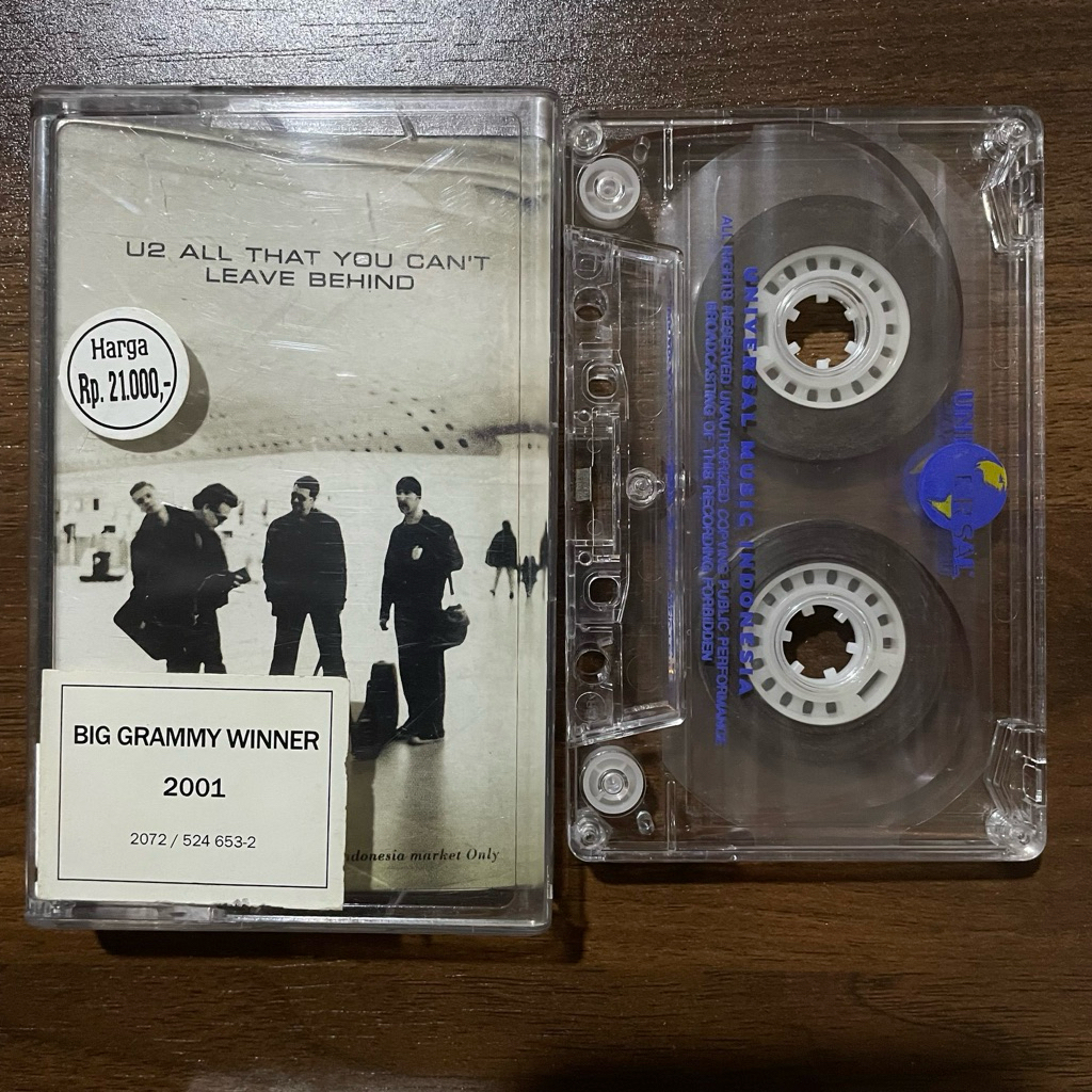 Kaset pita - U2 - All that you can't leave behind