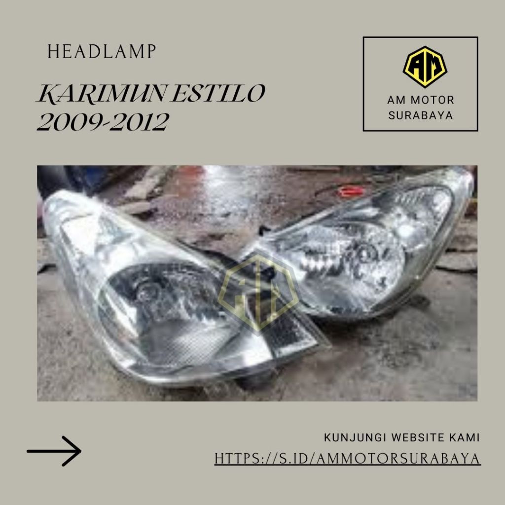 HEADLAMP KARIMUN ESTILO 2009-2012