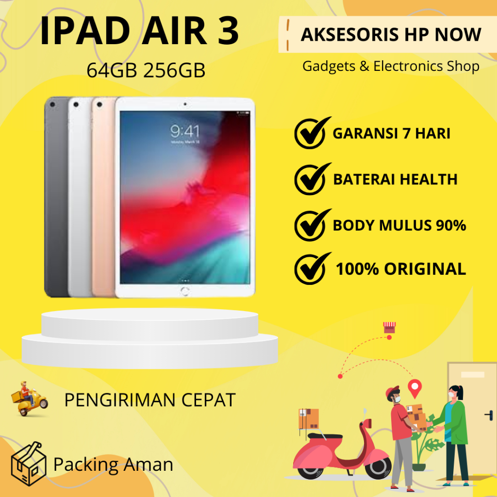 Ipad Air 3 64GB 256GB Wifi Only Second ORIGINAL - AHN