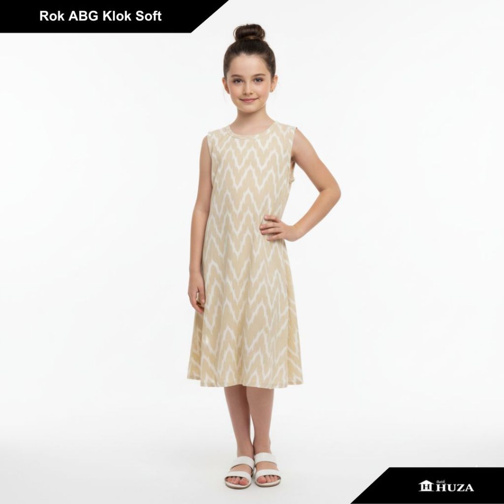 Batik Huza Kids | Daster Anak | Baju Tidur Anak | Daster Yukensi Anak | Rok ABG Klok Soft