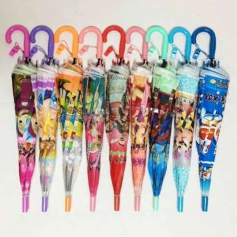 PAYUNG LIPAT KARAKTER ANAK PEREMPUAN LAKI LAKI PAYUNG ANAK ANAK