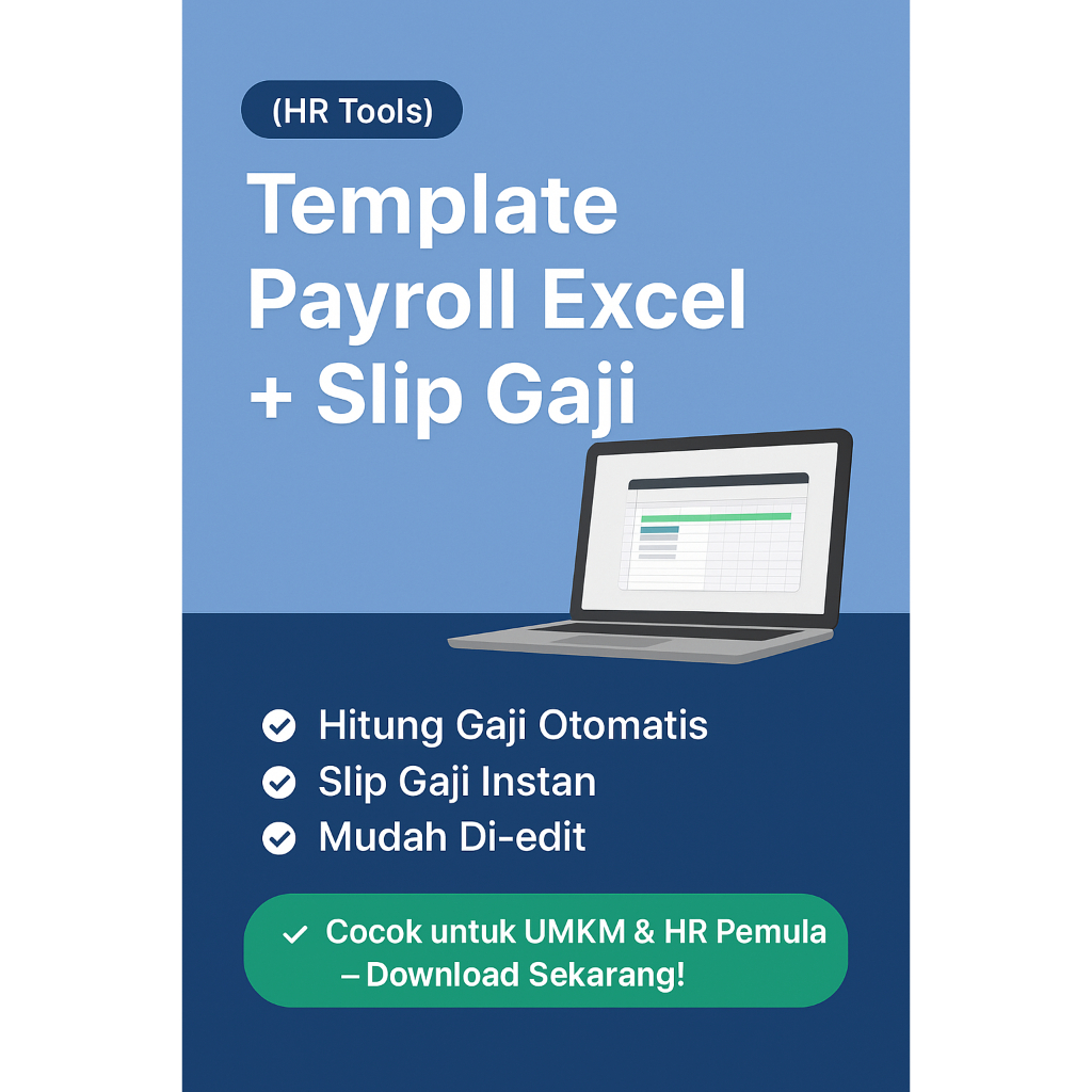 HR Tools Lengkap – Template Absensi, Payroll, Kontrak & Dokumen HRD | Excel & Word