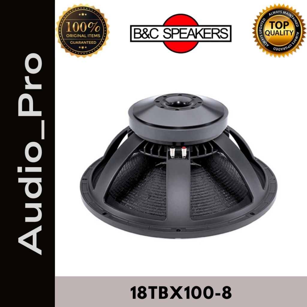 SPEAKER KOMPONEN BNC 18INCH 18TBX100 8OHM ORIGINAL