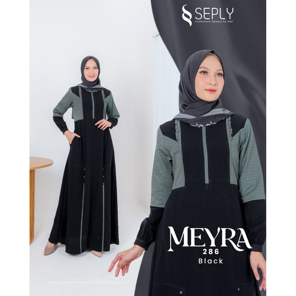 GAMIS SEPLY MEYRA 286 BLACK / GAMIS SEPLY MEYRA / GAMIS SEPLY / GAMIS SEPLY ORIGINAL / GAMIS PREMIUM
