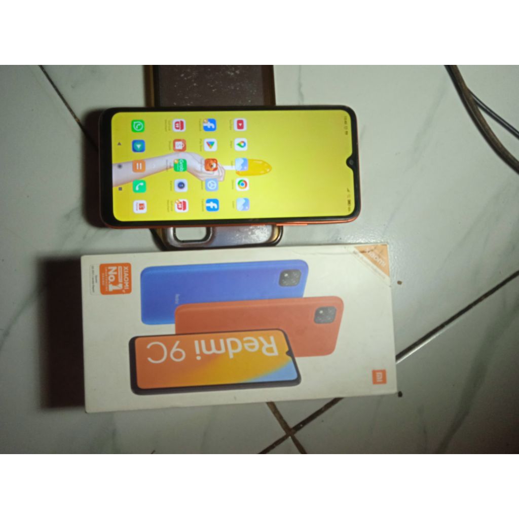 redmi 9c ram 4/64,fungsi normal,siap pakai HP SECOND MURAH