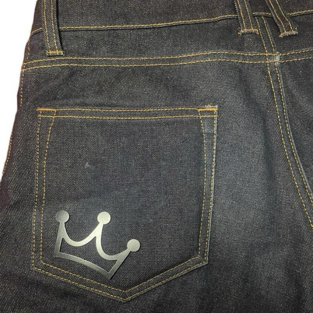 Aksesoris Celana Raw Denim Back Pocket Fading | Alat Buat Fading Saku Kantong Celana Raw Denim  - MA