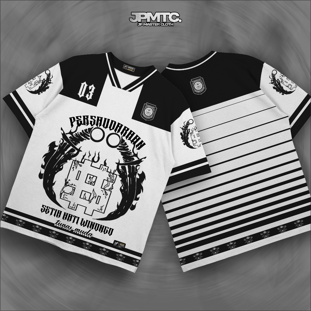 JERSEY PSHW DISTRO HITAM PUTIH - JERSEY PSHW - JERSEY CASUAL PSHW