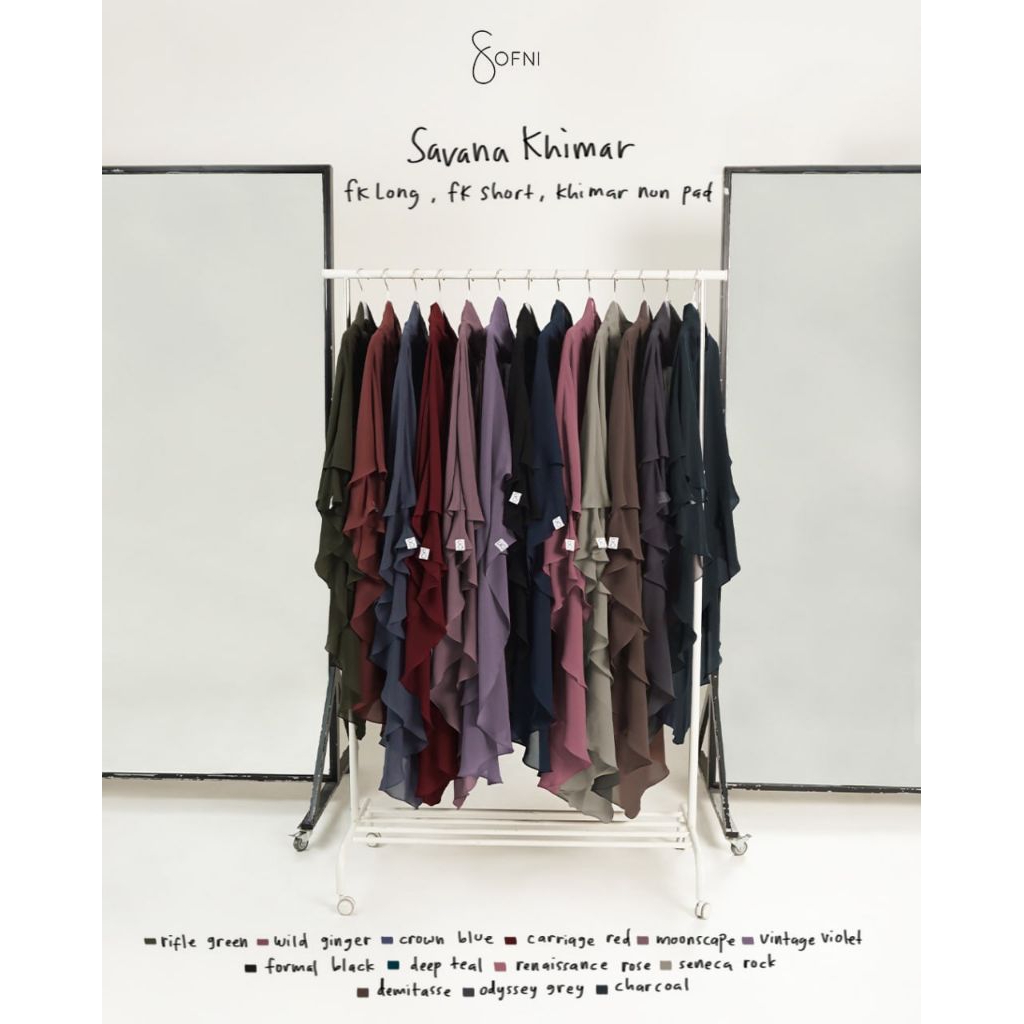 Preloved Khimar Nonpad Savana By Sofni