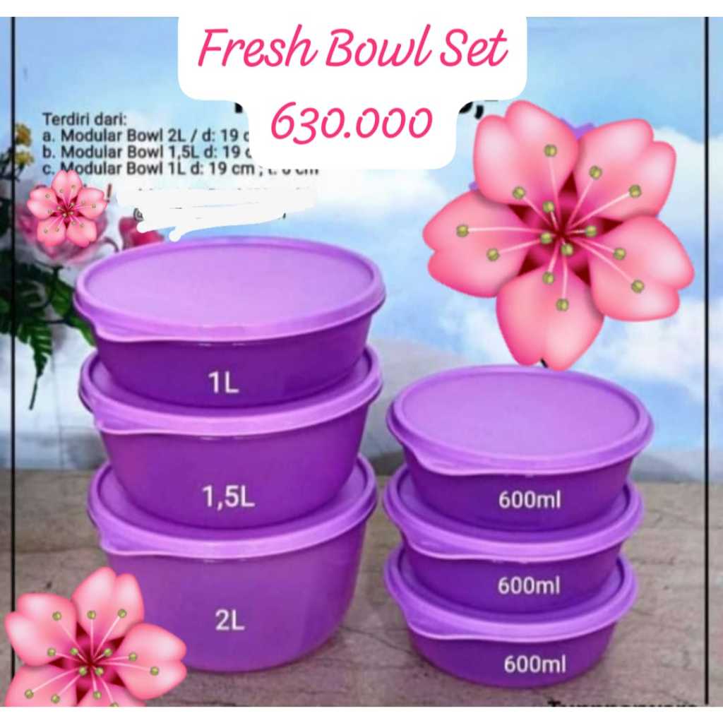 TUPPERWARE FRESH BOWL SET*99