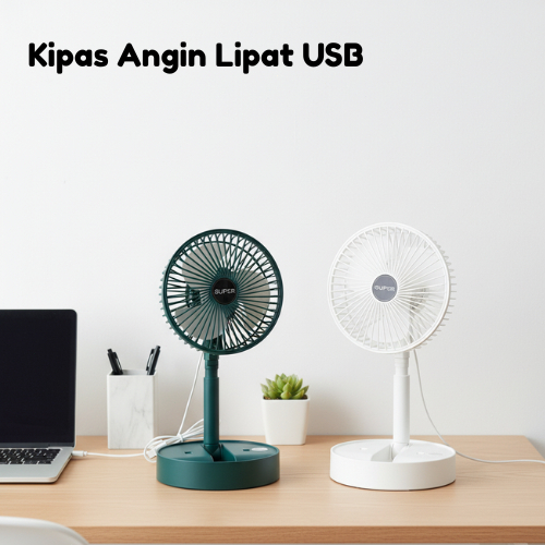 Kipas Angin Lipat Portable Kipas USB Kabel / Kipas Mini USB Fan Portable Telescopic / Kipas Angin Me