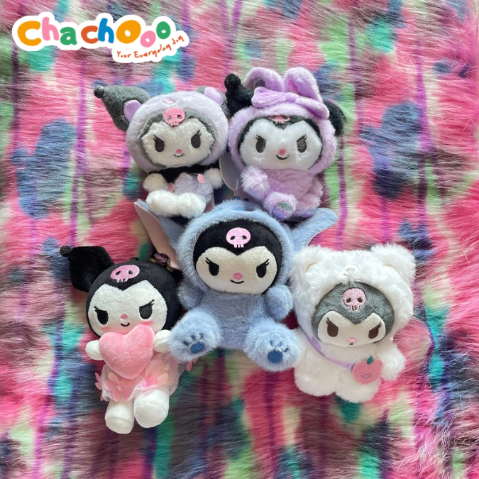 PLUSHIEDOLL KUROMI - Gantungan Kunci Boneka Kuromi Lucu