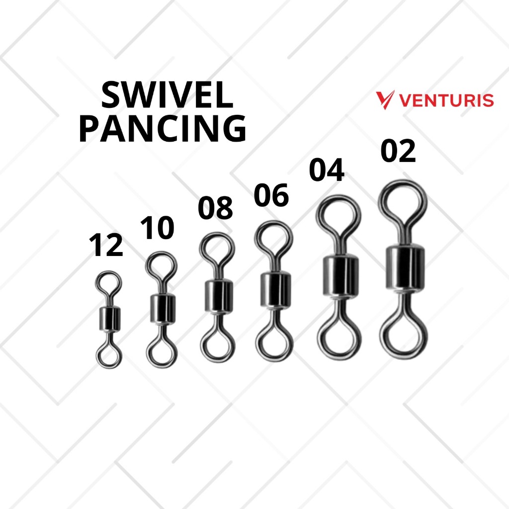 Swivel Kili Kili Pancing Putar Rolling Swivel Pancing Barel Pancing