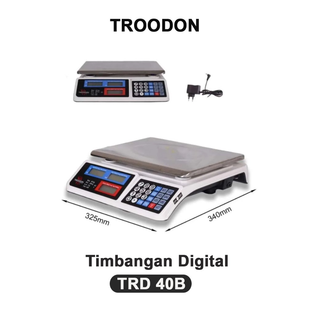 TROODON Timbangan Digital 40kg TRD-40B
