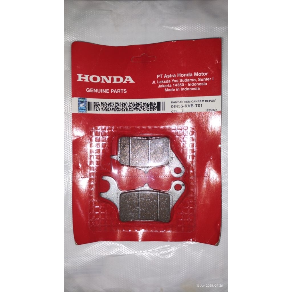 Kampas Rem Beat FI 2014 - Starter Kasar