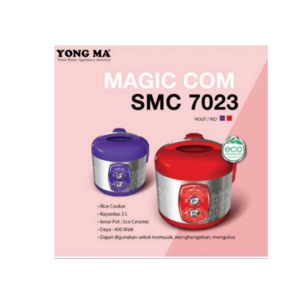 MAGIC COM YONG MA SMC 7023/ MAGIC COM YONG MA 2liter / MAGIC COM YONG MA PROMO