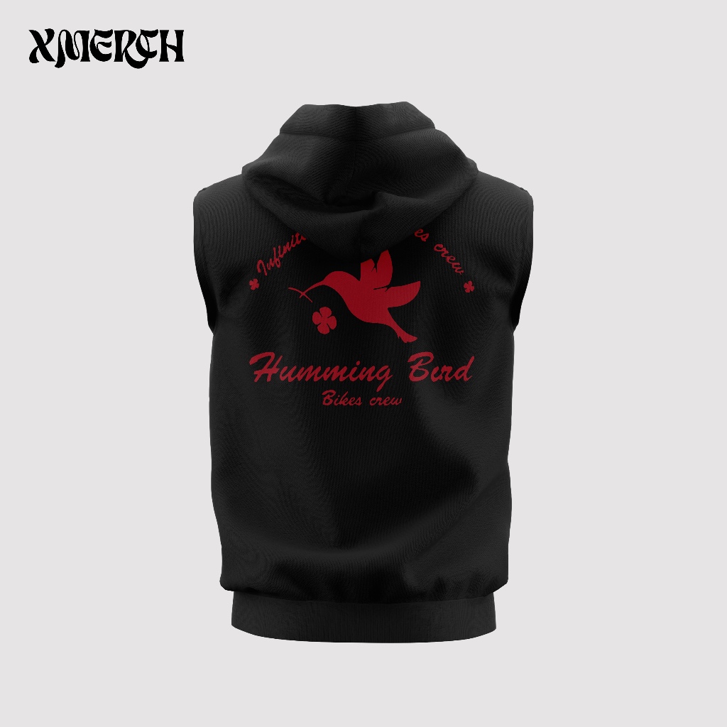 Hoodie Zip Sleeveless - Manhwa Windbreaker Humming Bird Jayjo