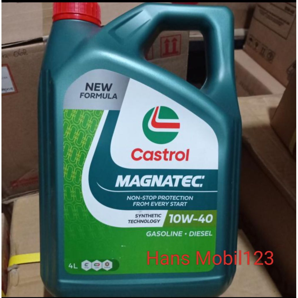 Oli Mesin Castrol Magnatec (SAE 10w-40) 4 Liter Original Asli