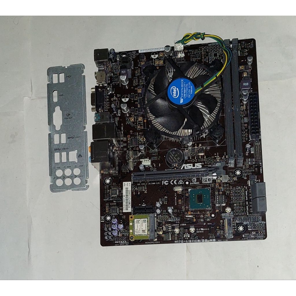 asus H170-i/G11CB+Prosesor i3 6100 skylake bukan h110