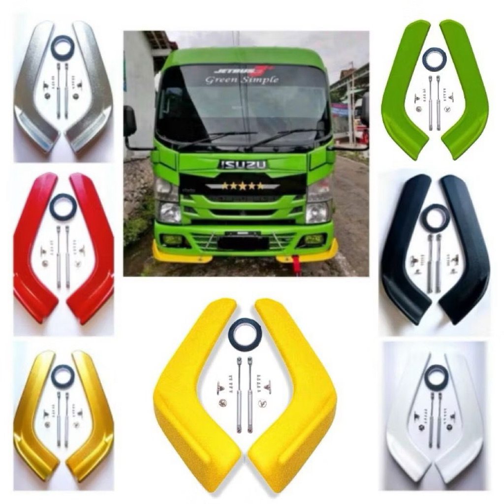 PROMO WINGLET PELINDUNG BUMPER+HIDROLIS UNTUK MOBIL,TRUK DAN BUS PAKET FULLSET SESUAI GAMBAR❗️❗️❗️
