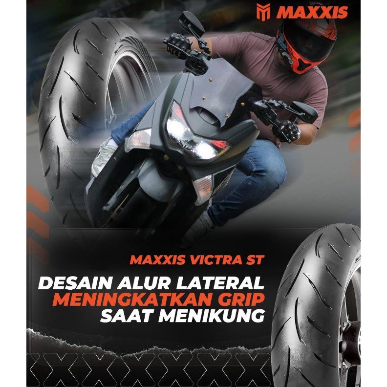 (PROMO) Ban Motor Nmax 155, Turbo, Nmax old, Nmax new MAXXIS tubeless VICTRA CT, ST ( 110/70-13 , 12