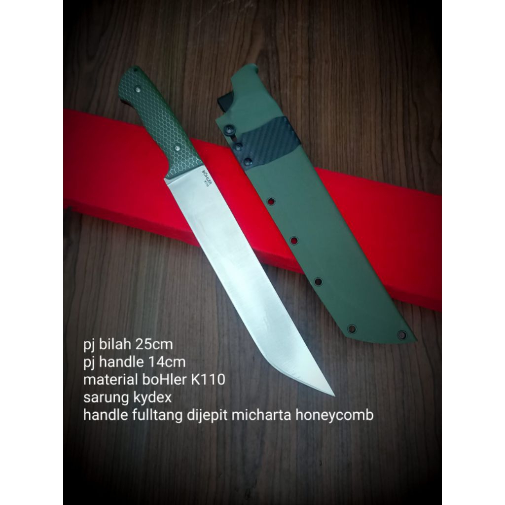 [ORIGINAL]boHler K110 kydex full tang micarta honeycomb super premium