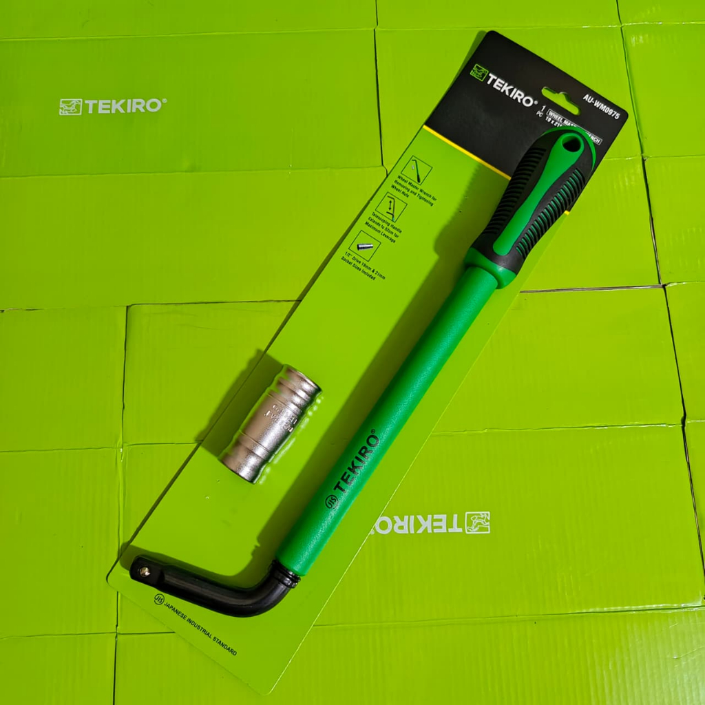 TEKIRO ( AU - WM0975 ) Kunci Roda Tarik Wheel Master Wrench Mata Socket Panjang 1/2 Inch Drive 19 X 