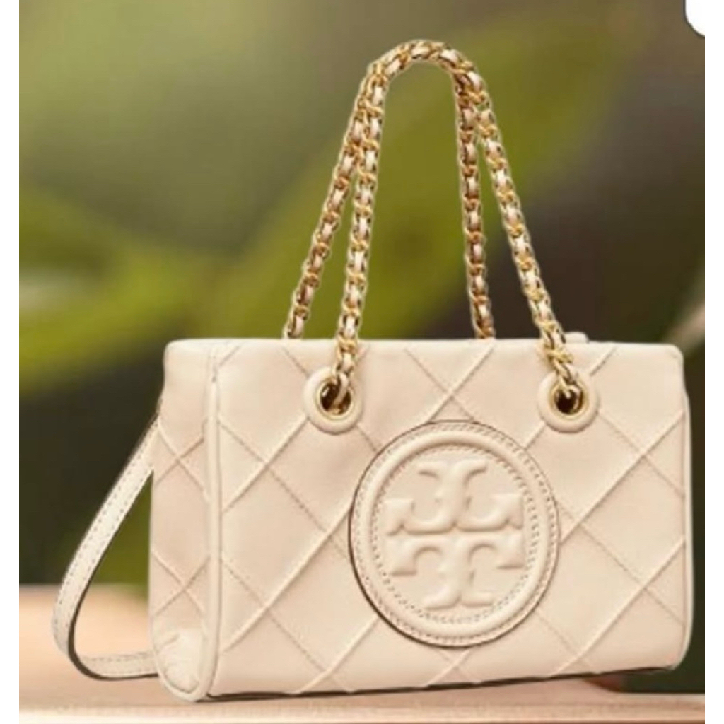 tory burch flaming mini tote bag