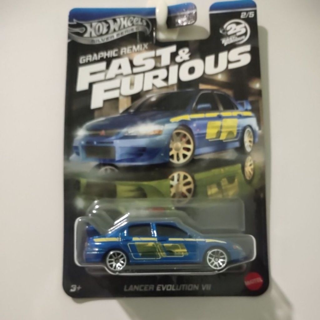 HOTWHEELS FAST AND FURIOUS GRAPIC REMIX Lancer evo