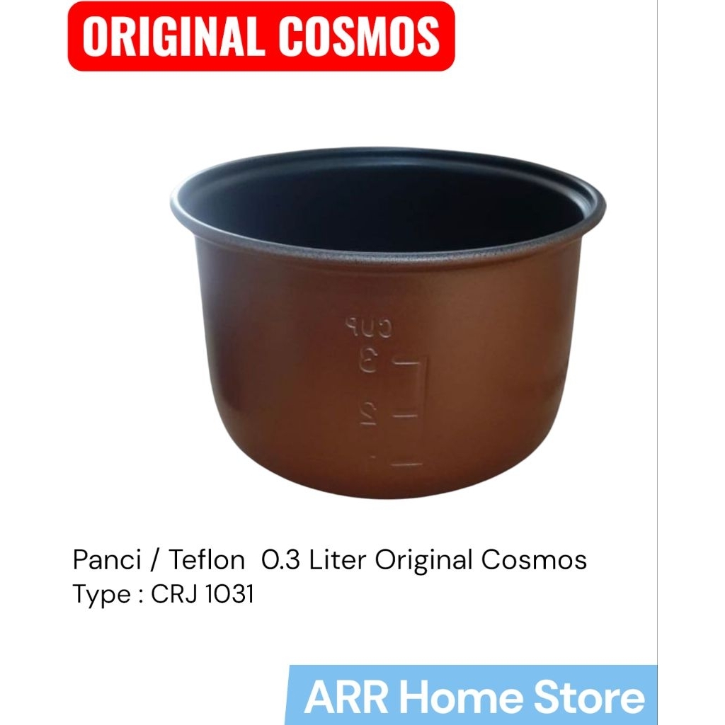 Panci Teflon 0.3 Liter Original Cosmos Type CRJ - 1031