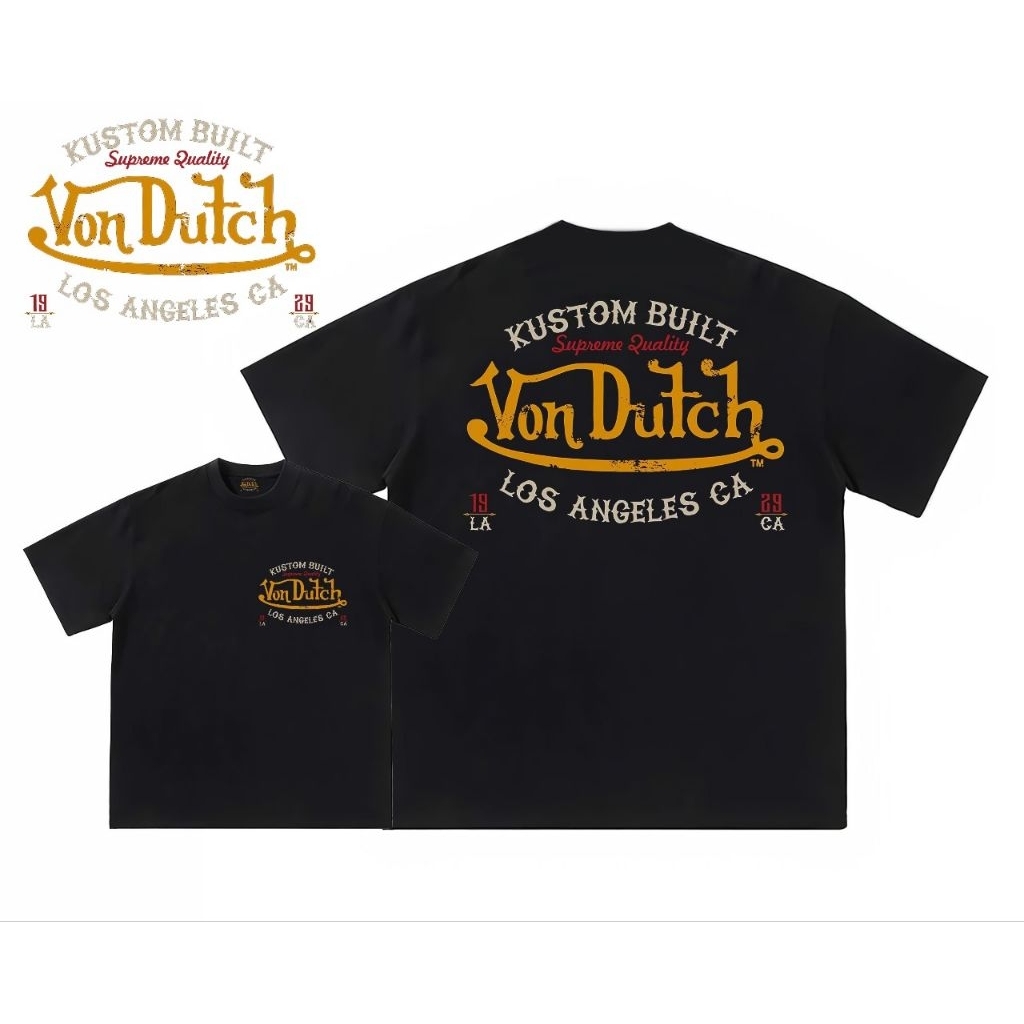 Kaos Distro Pria Von Dutch|Kaos Distro Pria|Baju Kaos Distro Pria