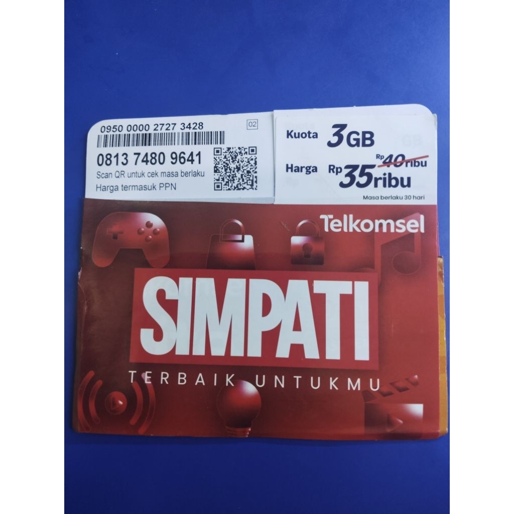 KARTU TELKOMSEL 3GB