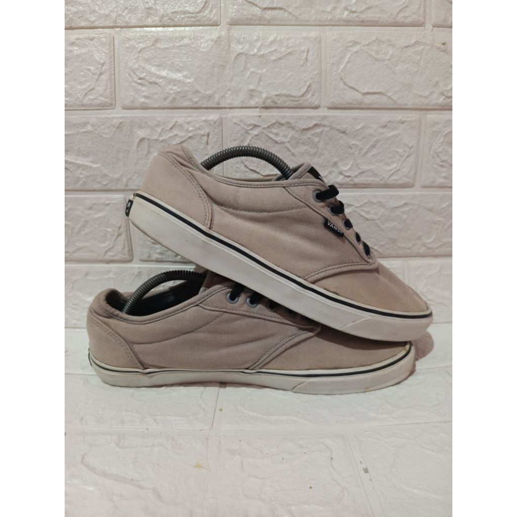 Sepatu Sneakers V∆πs Atwood Khaki brown size - 45