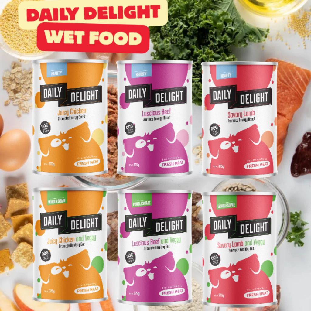 Daily Delight Wet Dog Food / Makanan Basah Kornet Anjing / Wet Dog Food Daily Delight