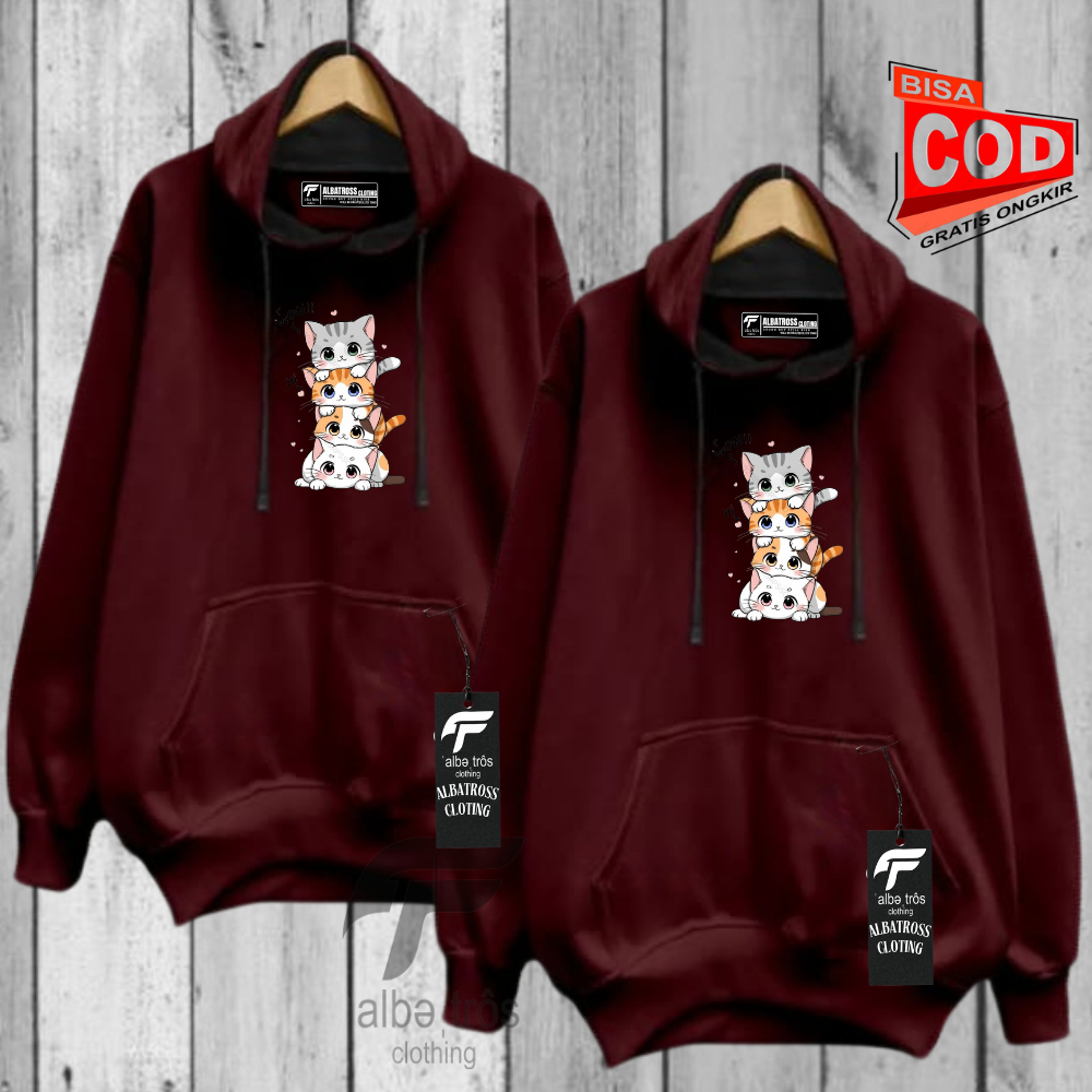 jaket couple pasangan / Sweater couple pasangan 2 pcs tebal / Sweater couple pacar / Hodie couple pa