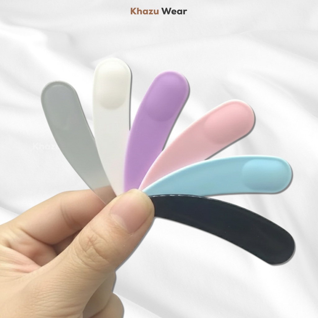Spatula Masker Mini Kecil Stick Stik Sendok Krim Cream Kosmetik Mangkok Alat Bantu Facial Pembersih 