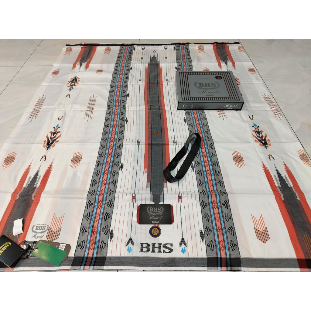 SARUNG BHS ROYAL STA GRADE SILVER JAHIT TENGAH