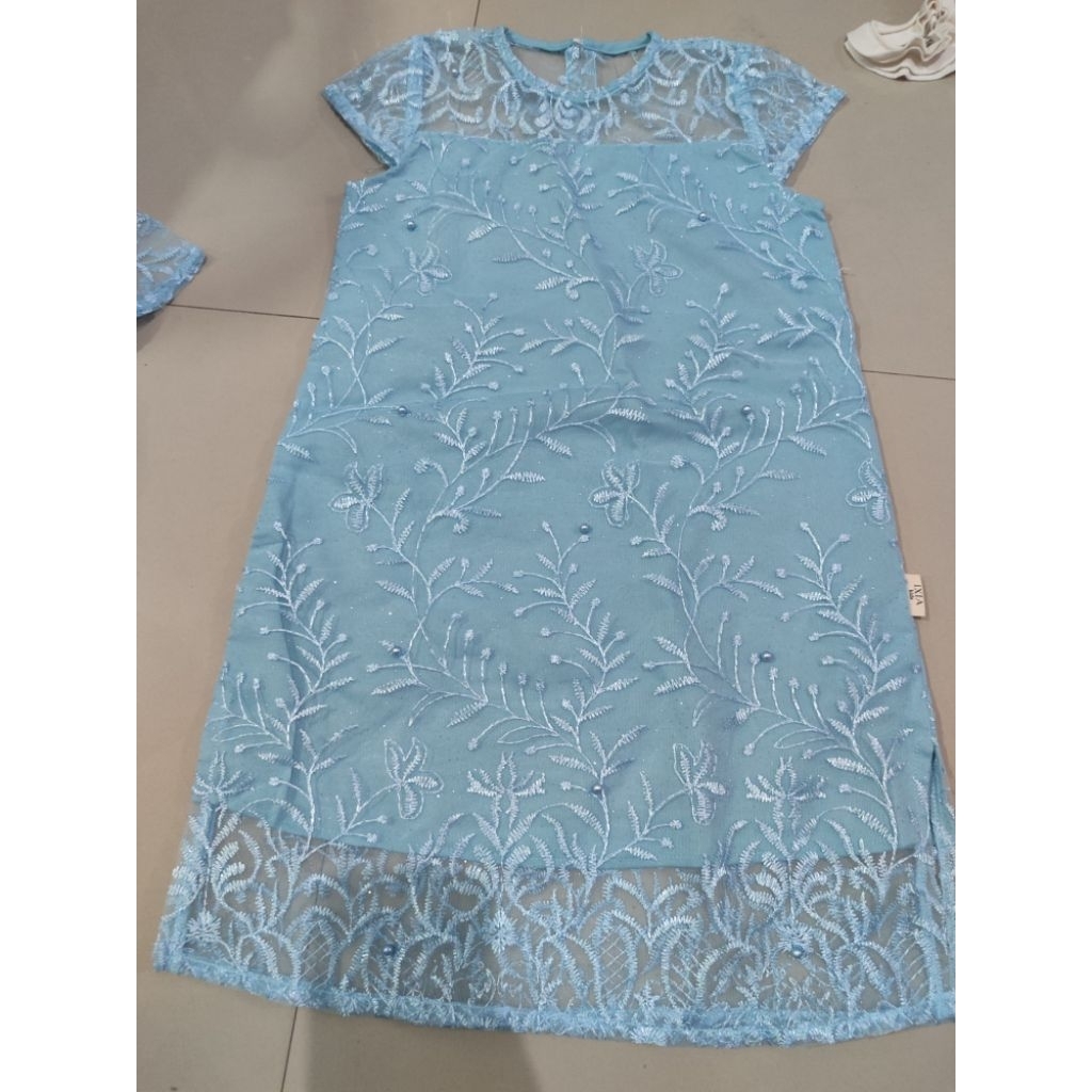 ixia kids brokat dress anak 3-4 tahun new