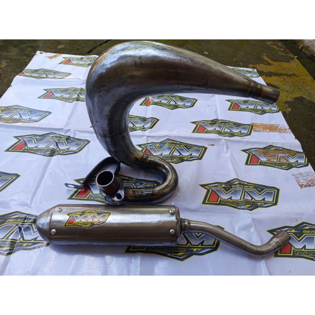 KNALPOT UDANG TRAIL Trail YAMAHA FIZ R FIZ,SATRIA HIU LuMBA,RX KING KING 2TAK,Ninja R Trail Satria 2