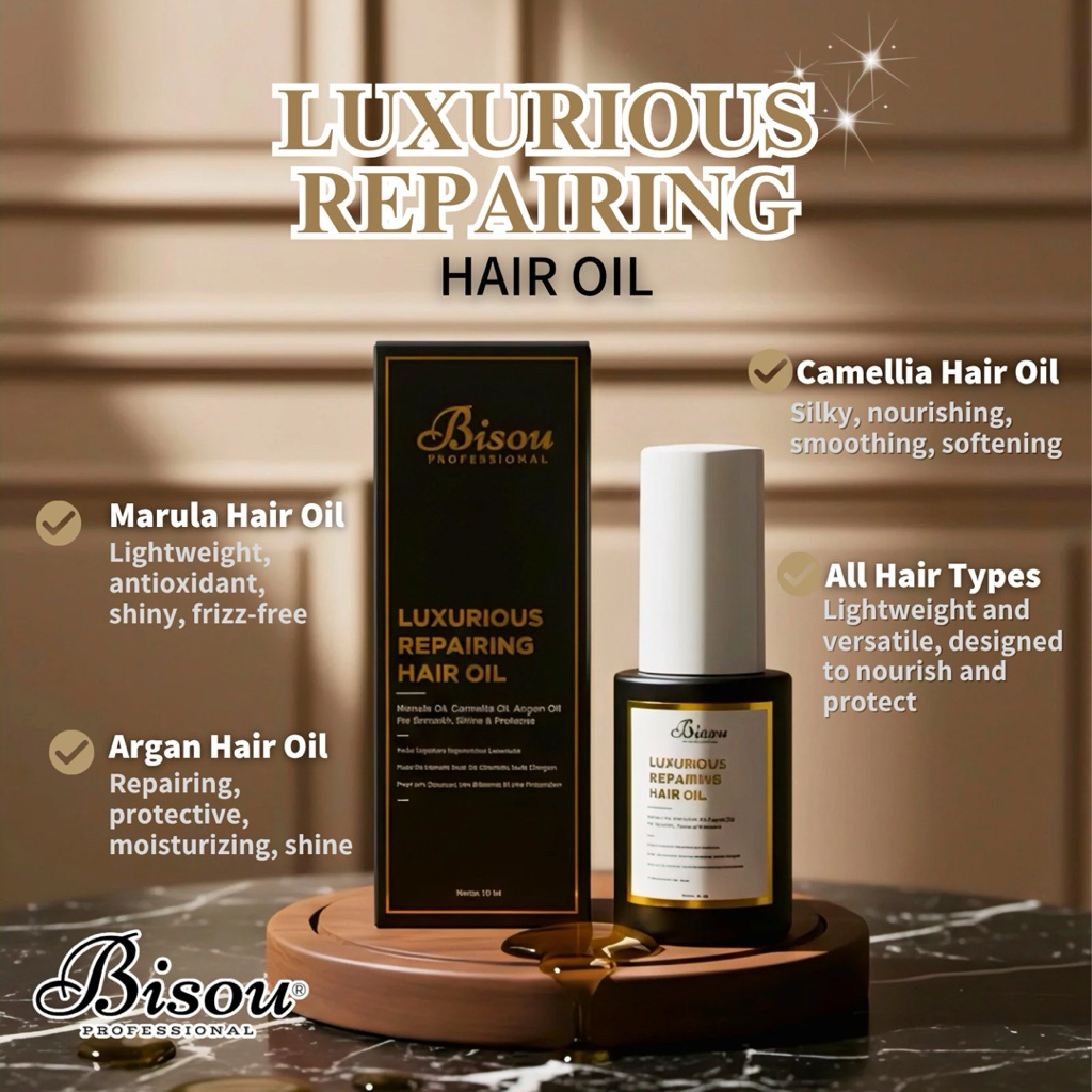 BISOU PROFESSIONAL™ Luxurious Repairing Perfumed Hair Oil