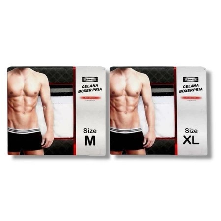 indomaret celana boxer pria extralarge / indomaret celana boxer pria medium