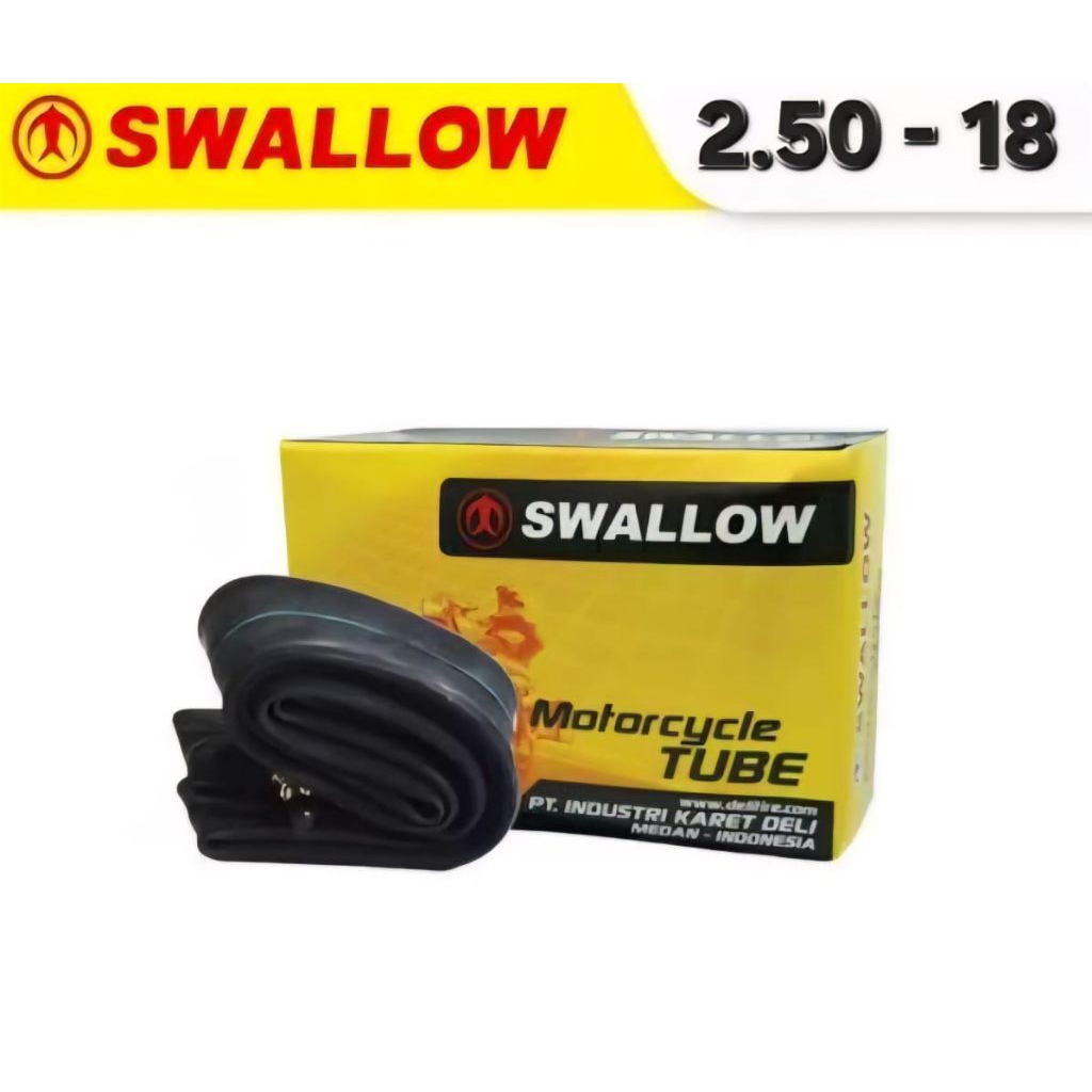 BAN DALAM MOTOR RING 18 UKURAN 250 SWALLOW