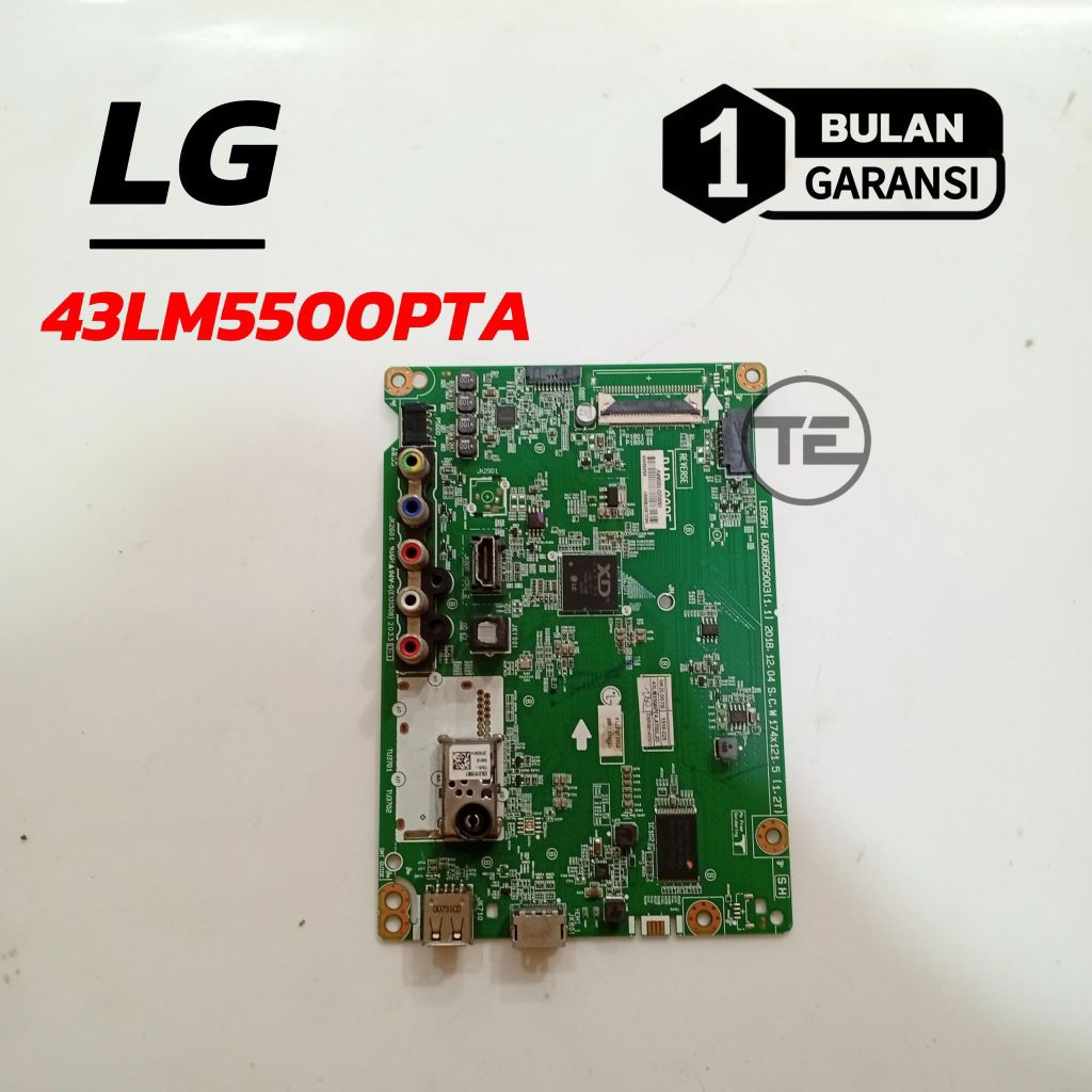 MB MOTHERBOARD LG 43LM5500PTA MESIN TV LCD LG 43LM5500 MAINBOARD MODUL MOBO TV