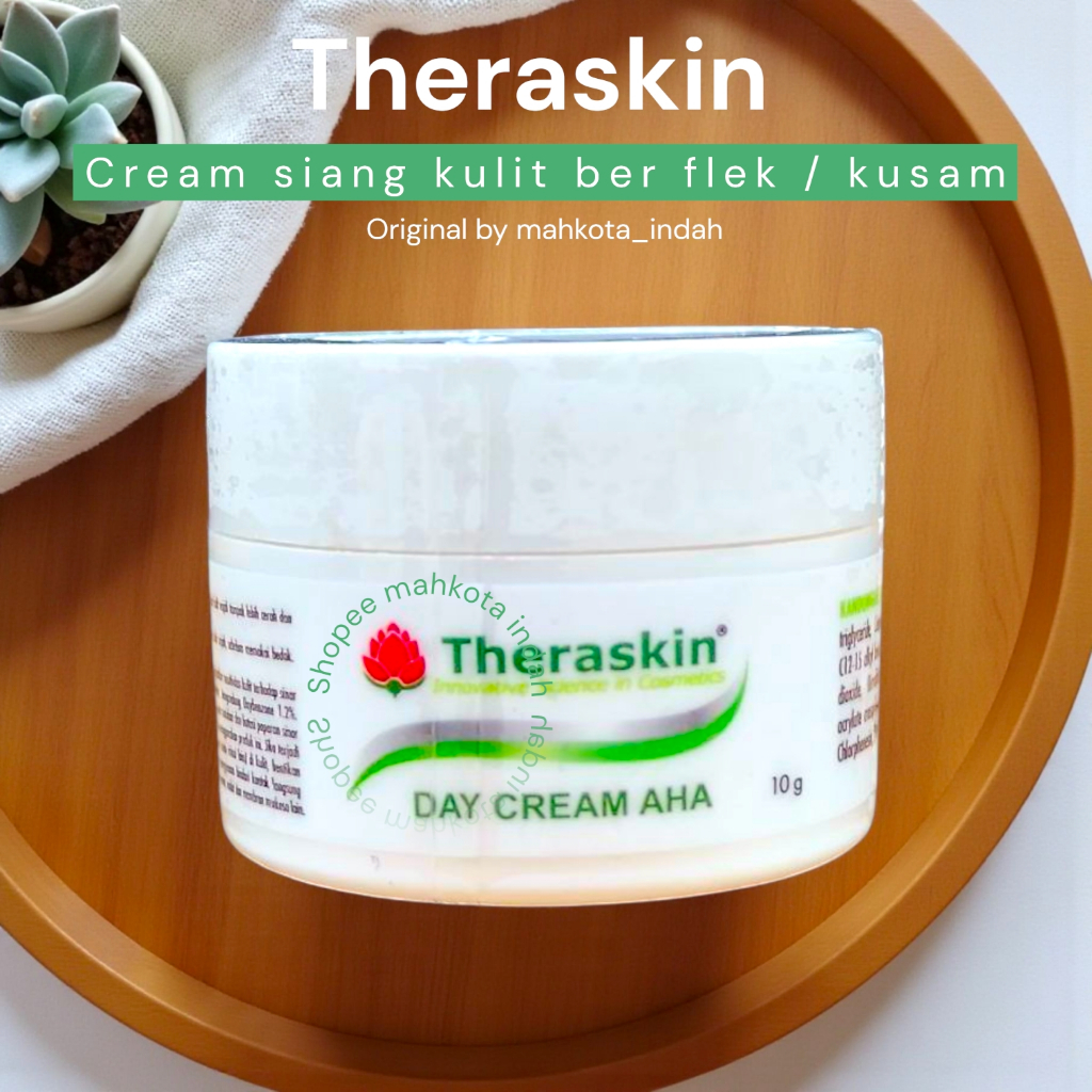 Theraskin DAY CREAM AHA (Cream siang) dengan SPF 30 Untuk wajah Flek dan juga Kusam