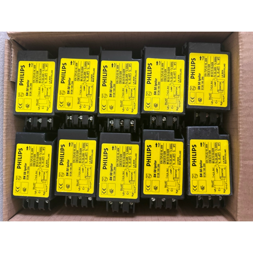 Ignitor Lampu SON SONT PHILIPS SN58 | SN 58 Kuning