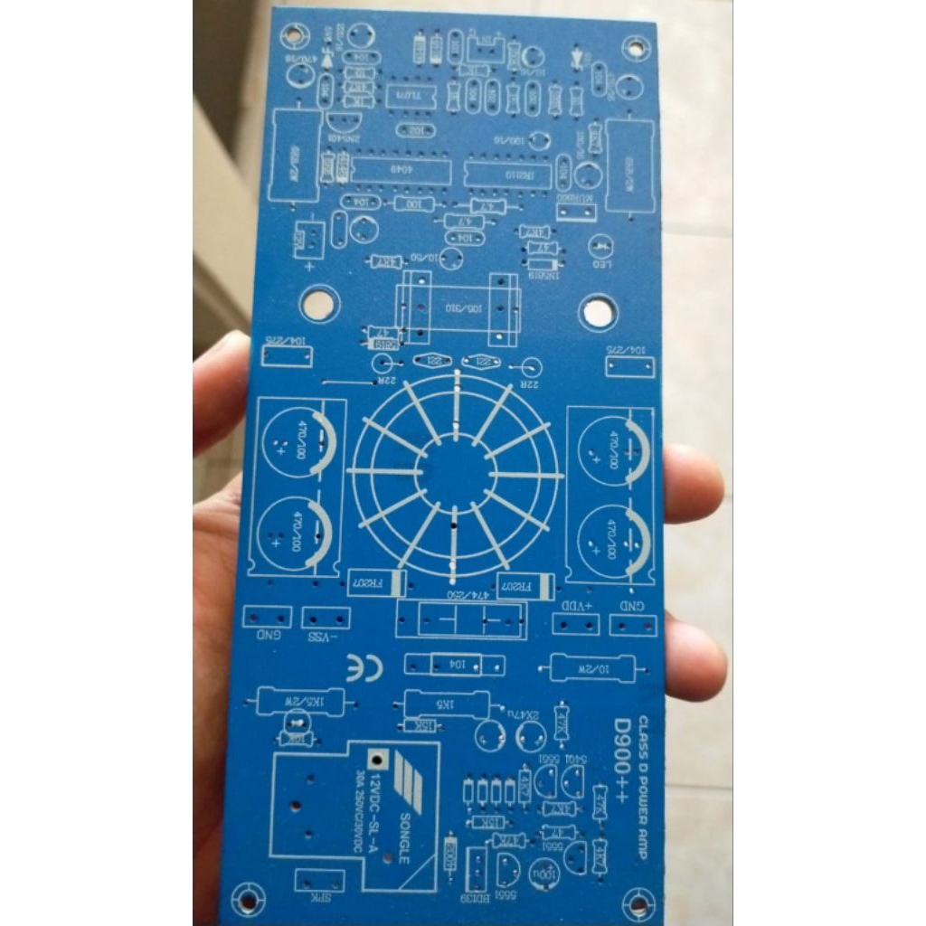 PCB D900++ CLASS D AMPLIFIER FIX