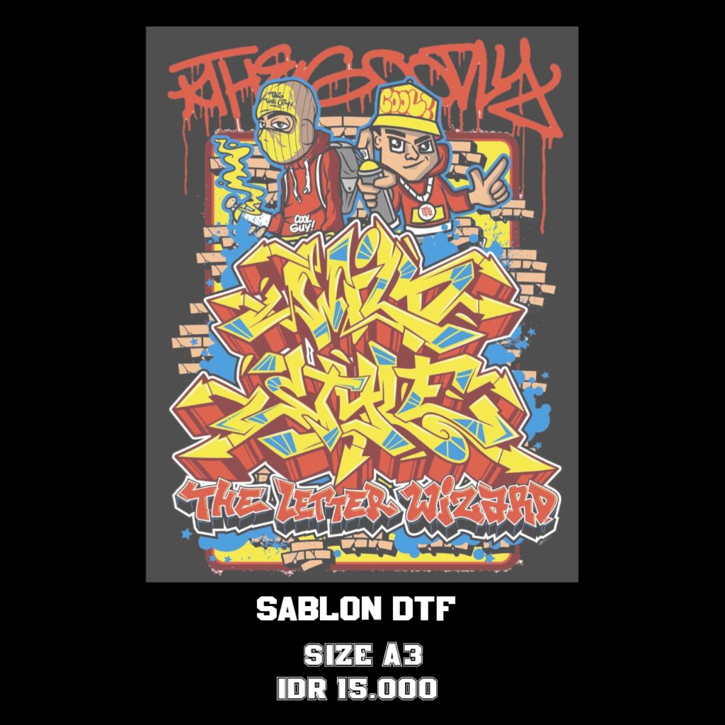 sablon dtf ukuran A3